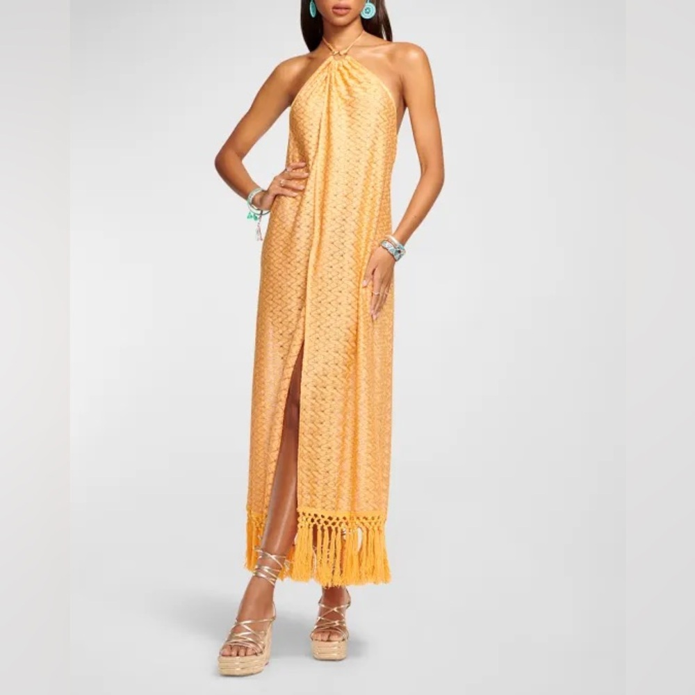 Ramy Brook Orange Maxi Dress